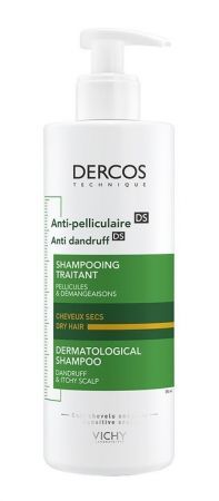 VICHY Dercos DS Szampon przeciwłupieżowy do włosów suchych, 390 ml