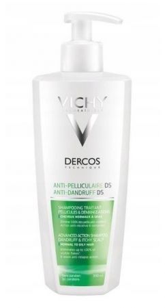 Vichy Dercos szampon przeciwłupieżowy do włosów normalnych i tłustych, 390 ml