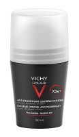VICHY Homme Antyperspirant 72-godzinna ochrona przed poceniem roll-on, 50 ml
