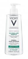 VICHY Pureté Thermale Mineralny płyn micelarny dla skóry mieszanej i tłustej, 400 ml