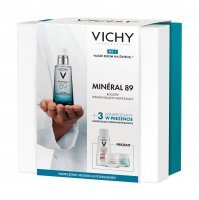Vichy Zestaw Mineral 89 Booster nawilżająco-wzmacniający, 50 ml + mini produkty