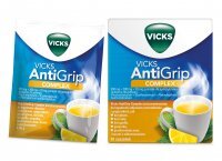 Vicks Antigrip Complex leczenie objawów grypy i przeziębienia, 10 saszetek