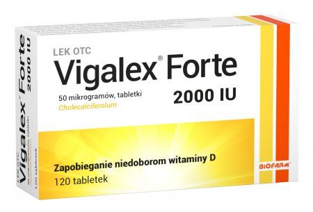 Vigalex Forte 2000 j.m., 120 tabletek