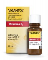 Vigantol uzupełnienie niedoboru witaminy D krople doustne, 10 ml