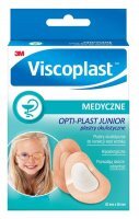 Viscoplast Optiplast Junior plastry okulistyczne dla  dzieci 62 x 50 mm, 10 sztuk