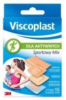Viscoplast Zestaw Plastrów Sportowy Mix, 15 sztuk