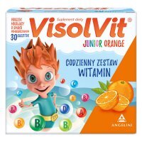Visolvit Junior o smaku pomarańczowym, 30 saszetek