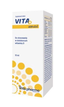 Vita D Aerozol, 10 ml (data ważności: 28.02.2023)