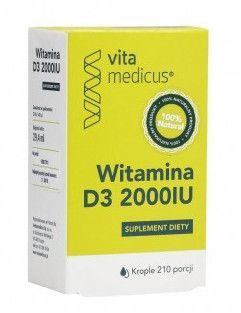 VitaMedicus Witamina D3 2000 IU krople, 29,4 ml /Herbamedicus/