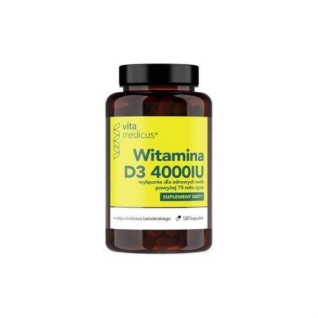 VitaMedicus Witamina D3 4000 IU, 120 kapsułek /Herbamedicus/