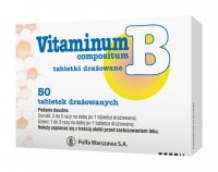Vitaminum B Compositum, 50 tabletek drażowanych (data ważności: 30.04.2024)