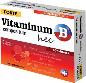 Vitaminum B compositum Forte Hec, 60 tabletek