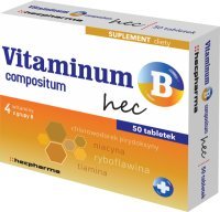 Vitaminum B compositum Hec, 50 tabletek