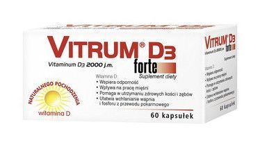 Vitrum D3 Forte 2000 j.m., 60 kapsułek