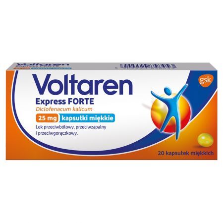 Voltaren Express Forte, 20 kapsułek