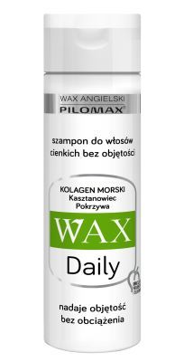 WAX Daily Szampon do włosów cienkich bez objętości, 200 ml
