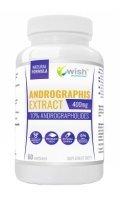 Wish Andrographis Extract 400 mg, 60 kapsułek (data ważności: 30.03.2023)
