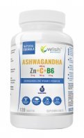 Wish Ashwagandha + Cynk + Witamina C + Witamina B6, 120 tabletek