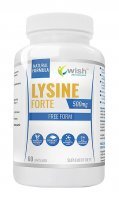 Wish Lysine Forte 500 mg, 60 kapsułek