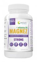 Wish Magnez Strong + Witamina B6, 120 tabletek