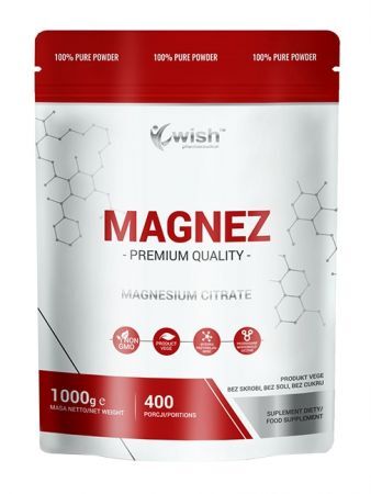 Wish Magnez w proszku Cytrynian magnezu, 1000 g