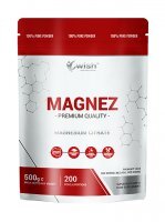 Wish Magnez w proszku Cytrynian magnezu, 500 g (data ważności: 30.03.2024)