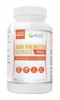 Wish Saw Palmetto 600 mg, 60 kapsułek