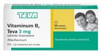 Witamina B2 3 mg, 50 tabletek /TEVA/