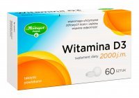 Witamina D3 2000 j.m., 60 tabletek /Herbapol/
