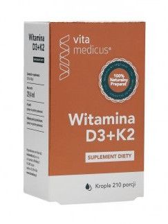 Witamina D3 + K2 krople VitaMedicus, 29,4 ml /Herbamedicus/
