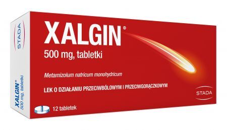 Xalgin 500 mg, 12 tabletek