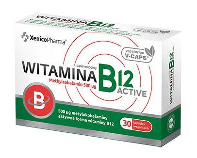 XeniVit Witamina B12 Active, 30 kapsułek