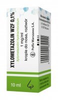 Xylometazolin WZF 0,1% Krople do nosa, 10 ml