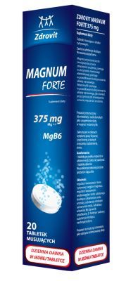 Zdrovit Magnum Forte, 20 tabletek musujących