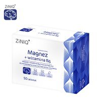 ZINIQ Magnez + Witamina B6, 50 tabletek (data ważności: 30.06.2023)