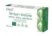 ZINIQ Skrzyp + biotyna włosy-skóra-paznokcie, 30 tabletek