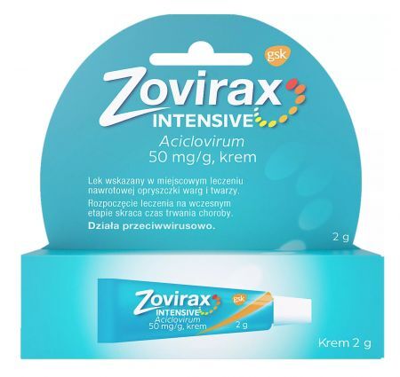 Zovirax Intensive 5% krem na opryszczkę, 2 g